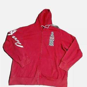 Coke Cola Red Xl Hoodie 46/48 Logo Unisex Logo